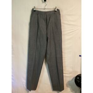 1010 Talbot Petites Womens Wool Dress Pants Gray Size 4P